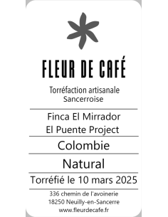 Colombie Natural Finca El Mirrador El Puente Project