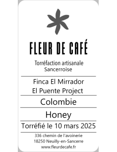 Colombie Honey Finca El Mirrador El Puente Project