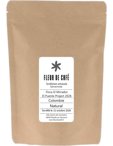 Paquet de café Colombie El Puente Natural, Fleur de Café